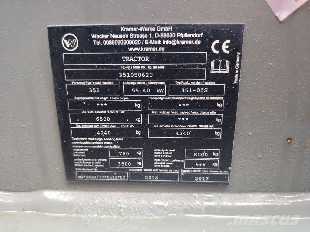 Kramer 8085 Arctic Power + Pyöräkuormaajat
