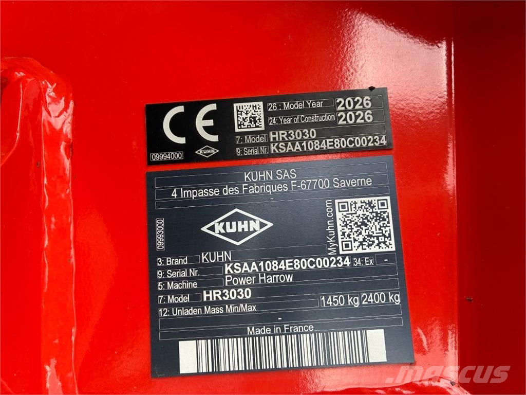 Kuhn Venta 3030-24 inkl. Kuhn HR3030 Ostale poljoprivredne mašine