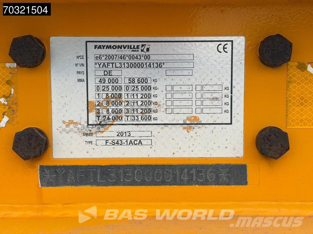 Faymonville MEGAMAX 3x Steering Extendable Tieflader-Auflieger