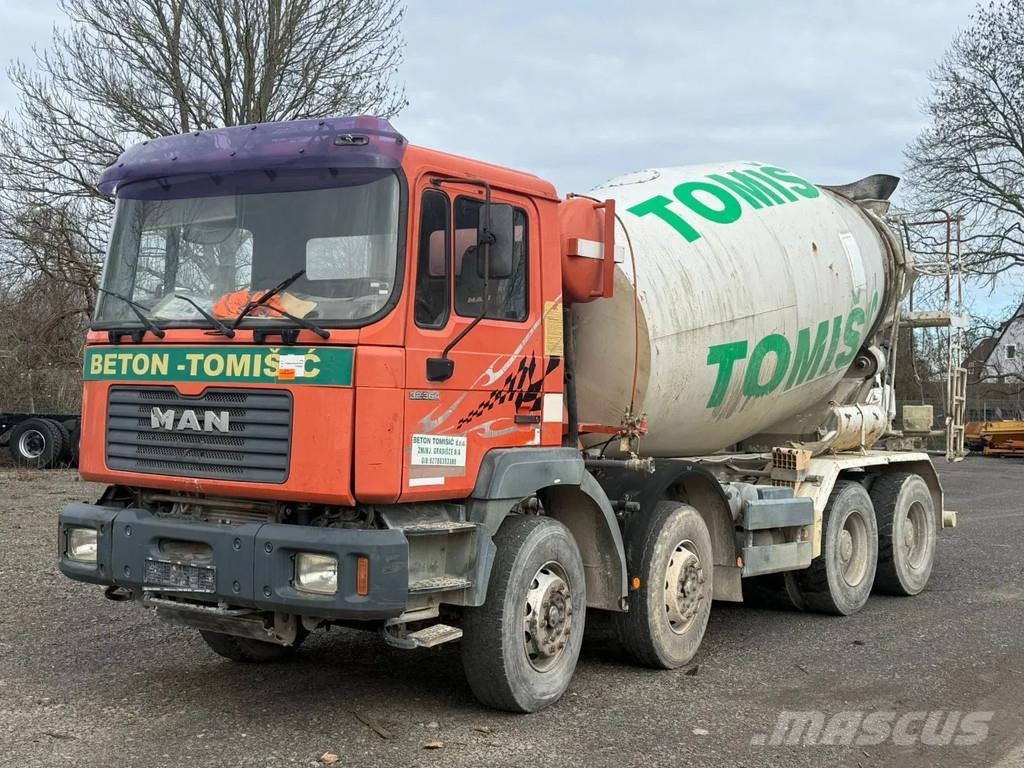 MAN 32.464 MAN 32.322 8x4 9m³ Betonmischer