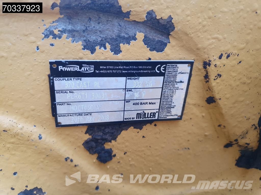 CAT 320 -07A Roomikekskavaatorid