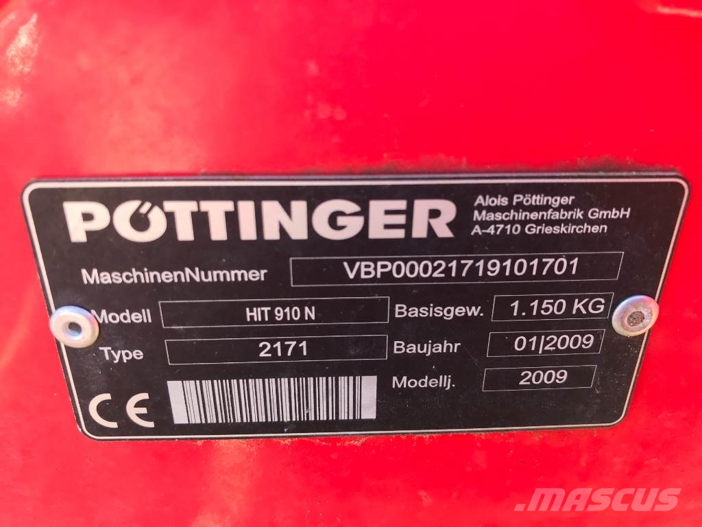 Pöttinger HIT 910 N Гребла и сенообръщачки