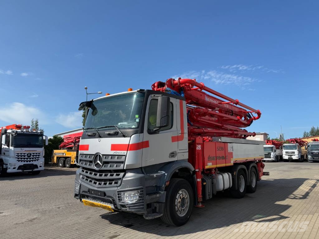 Mercedes-Benz Arocs 2843 Sermac 36 m 5Z36 مضخات خرسانة
