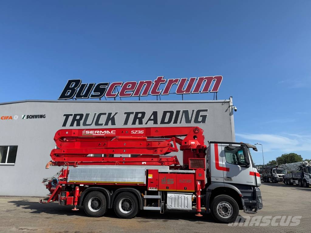 Mercedes-Benz Arocs 2843 Sermac 36 m 5Z36 مضخات خرسانة