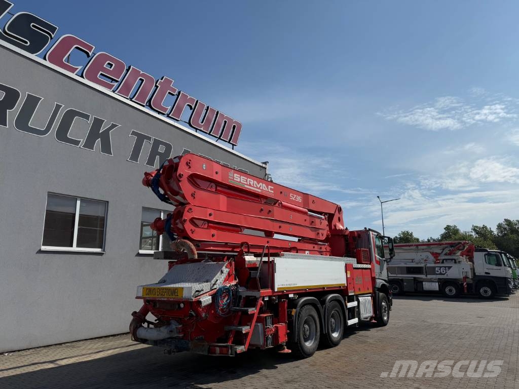 Mercedes-Benz Arocs 2843 Sermac 36 m 5Z36 مضخات خرسانة