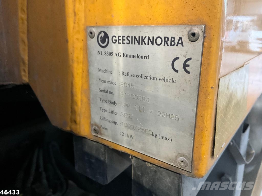 Mercedes-Benz Antos 2532 Euro 6 Geesink 22m³ Camiones de basura