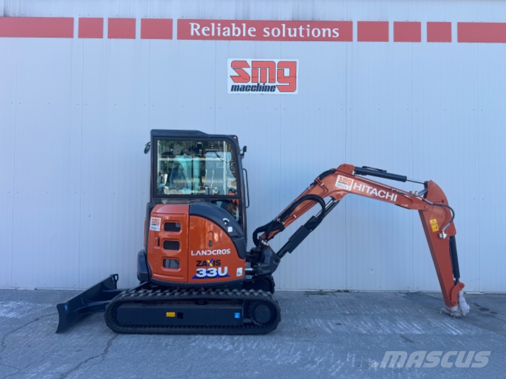 Hitachi ZX 33 U-6 Mini rýpadlá < 7t