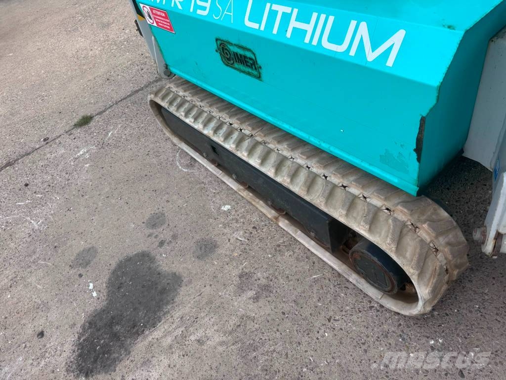 Imer R19 SA Lithium Plataformas con brazo de elevación manual