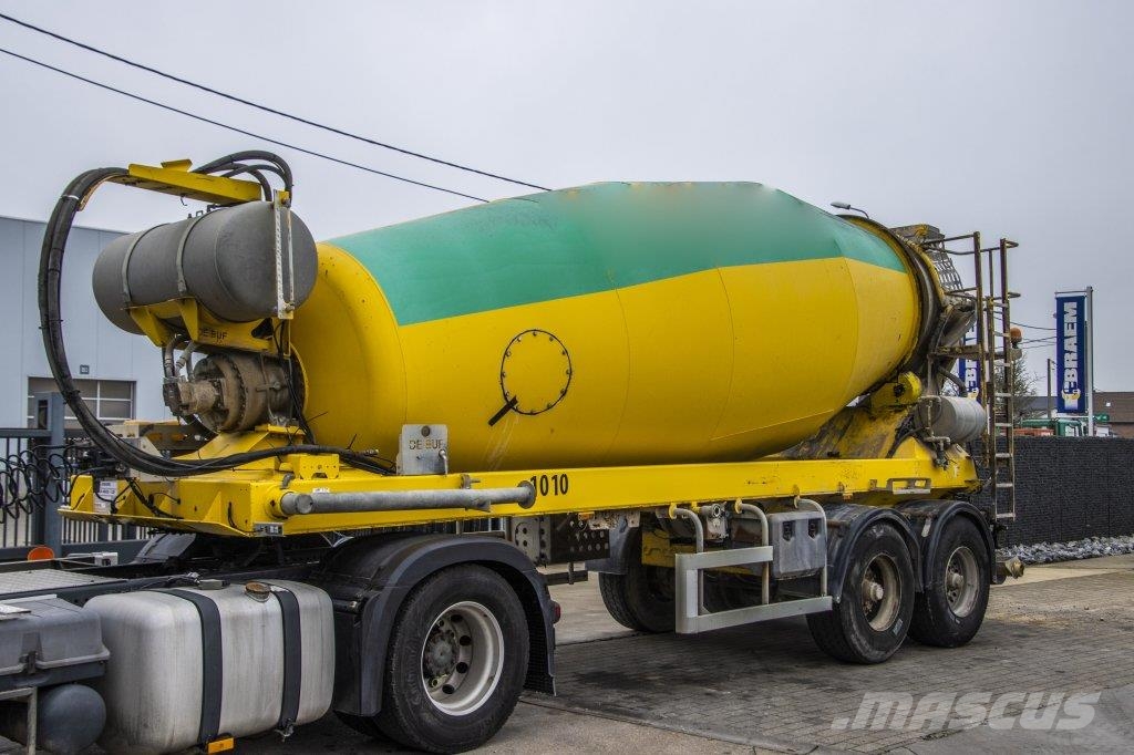 DEBUF BETON MIXER/MALAXEUR/MISCHER-12M³ 기타 세미 트레일러