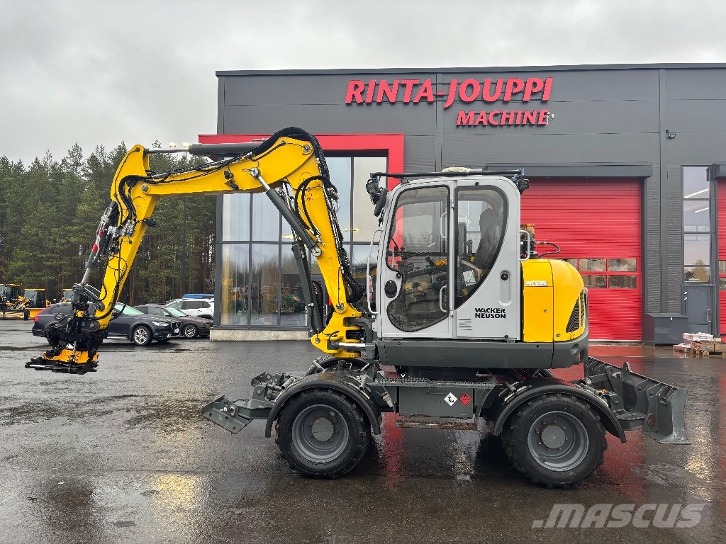 Wacker Neuson EW 100 / Engcon, Rasvari, Eberi, 40km/h Excavadoras de ruedas