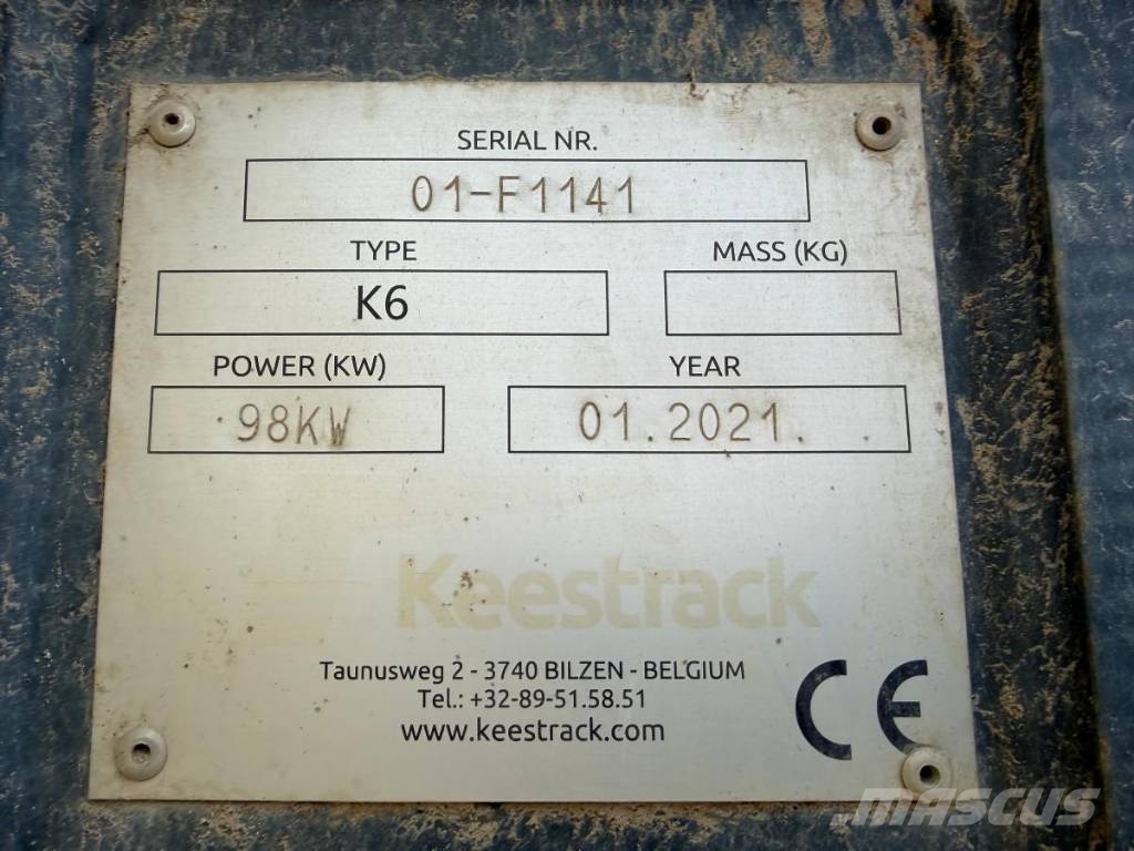 Keestrack K6 Zeefinstallatie