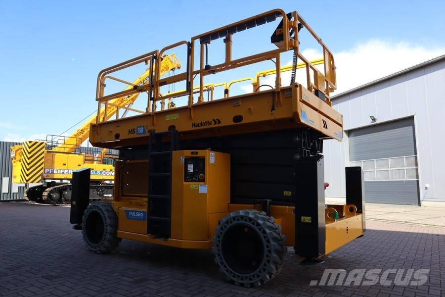Haulotte HS18EPRO Valid Inspection, Electric 4x4 Drive, Ver Scissor lifts