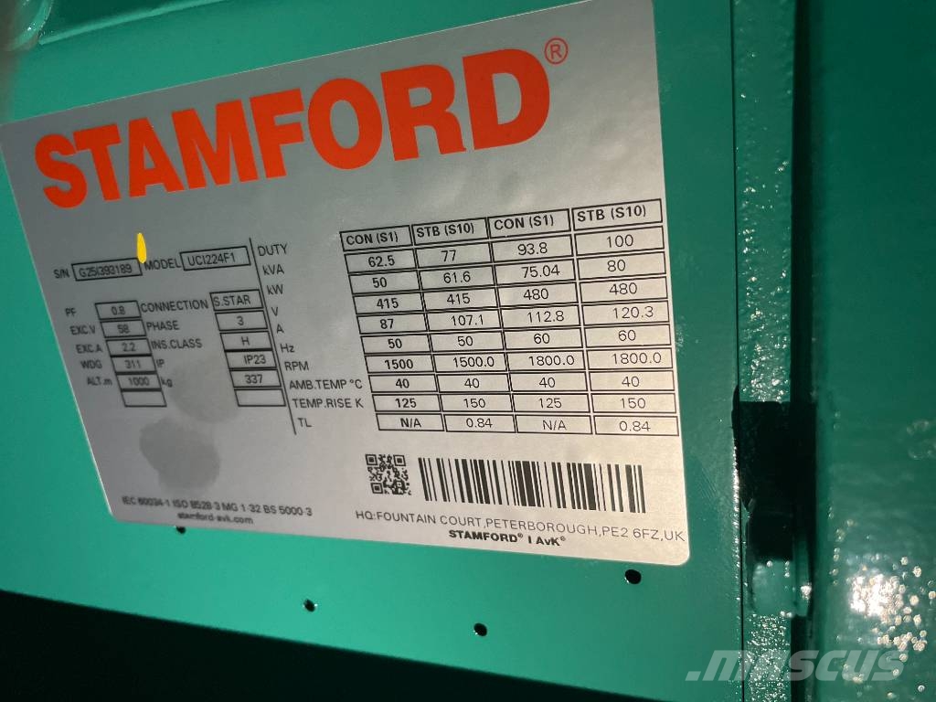 Cummins C66D5EQ - 66 kVA Generator - DPX-18507-Q Diesel generatoren