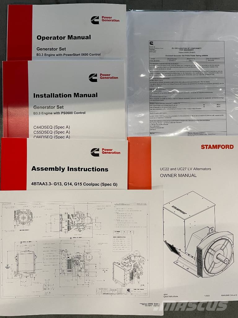 Cummins C66D5EQ - 66 kVA Generator - DPX-18507-Q Diesel generatoren