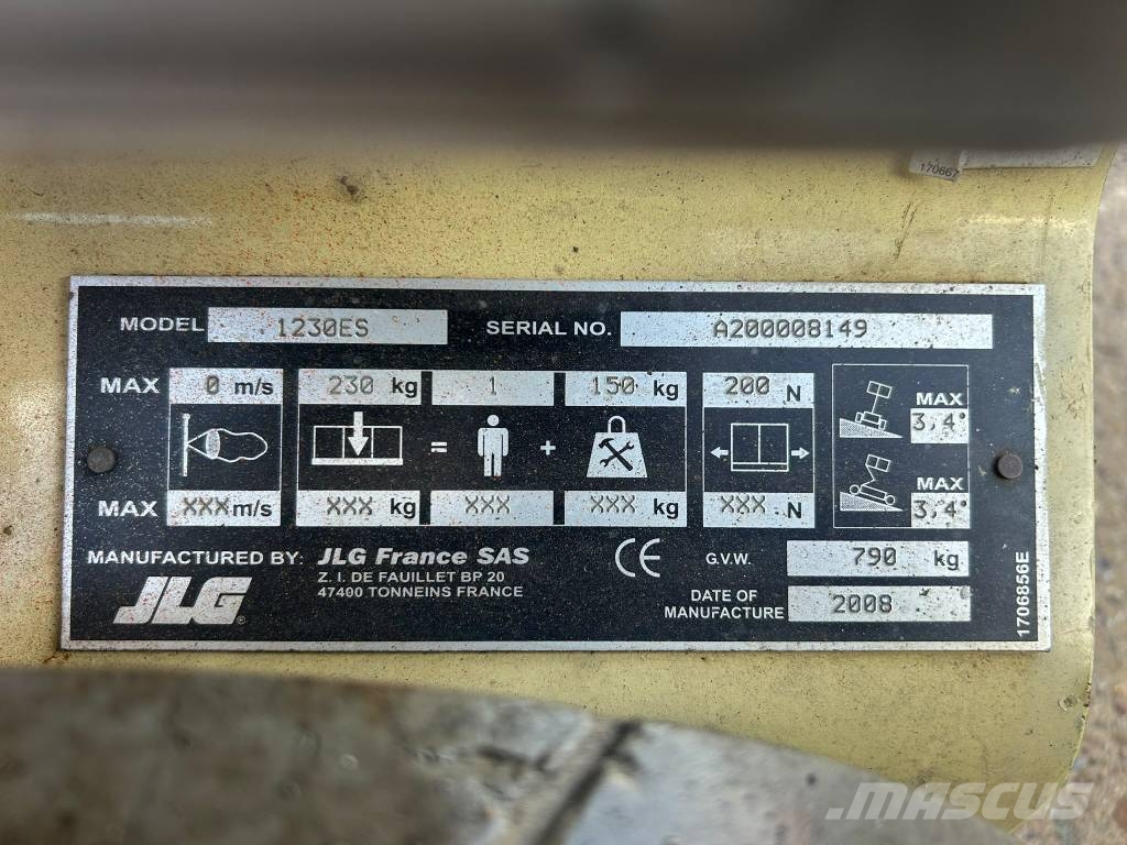 JLG 1230 ES Personløftere
