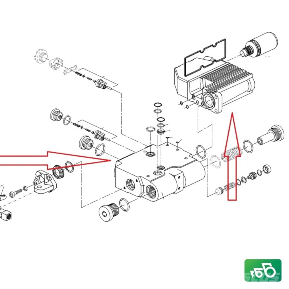 Fendt 716 Vario Hydraulic Valve Section 0521610563 Bosch Hüdraulika