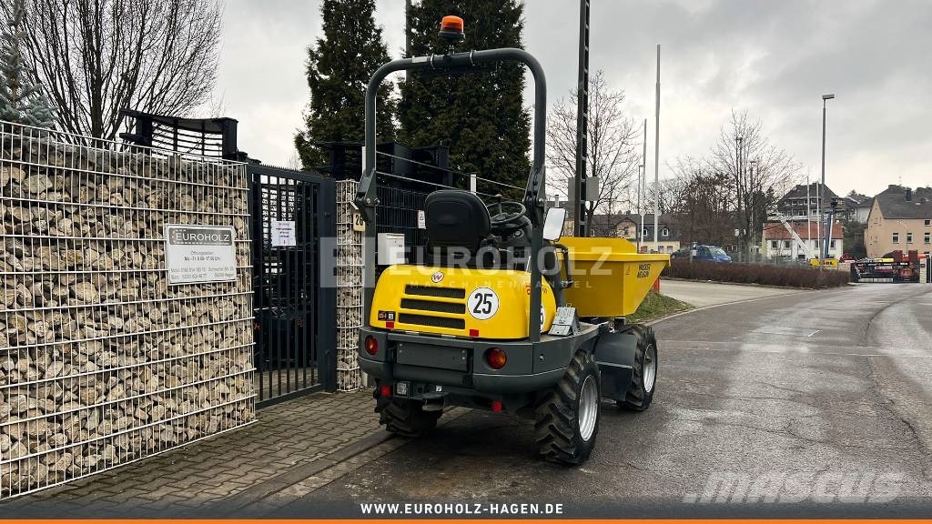 Wacker Neuson DW 2001, Raddumper, Allrad (4x4), Fahrstufen (2+2) Minidumper