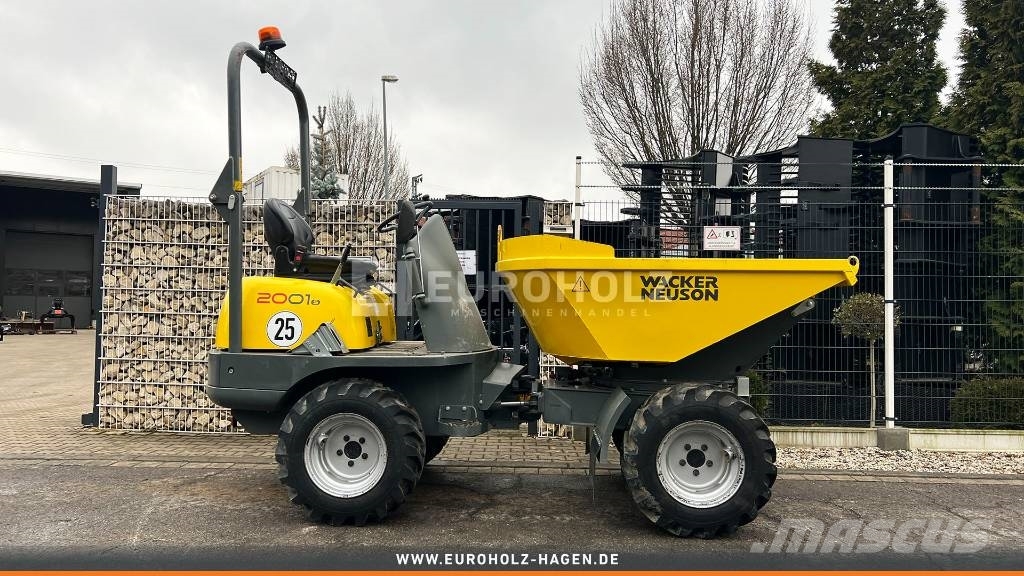 Wacker Neuson DW 2001, Raddumper, Allrad (4x4), Fahrstufen (2+2) Minidumper