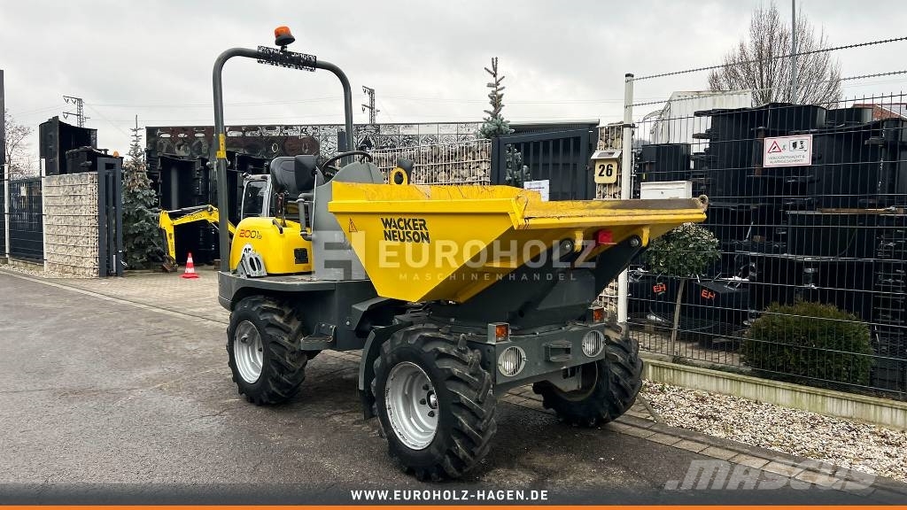 Wacker Neuson DW 2001, Raddumper, Allrad (4x4), Fahrstufen (2+2) Minidumper