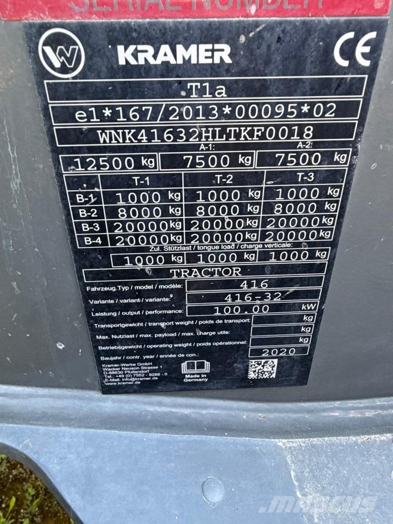 Kramer KT 457 Teleskopiskie manipulatori