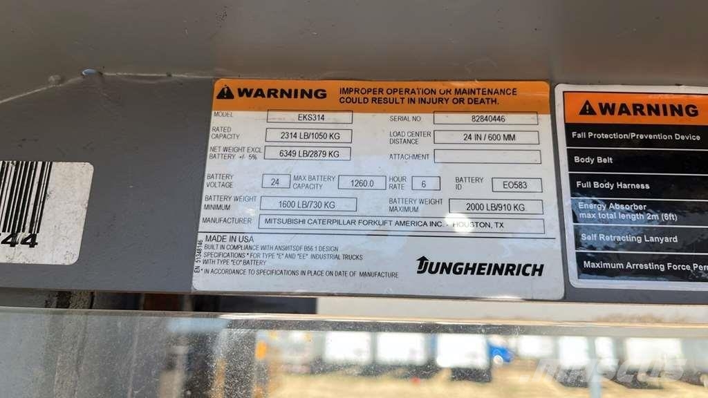 Jungheinrich EKS314 Picker Περονοφόρα ανυψωτικά κλαρκ - άλλα