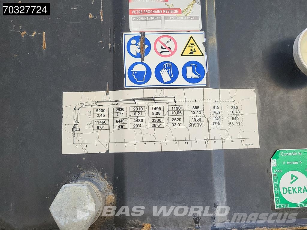 DAF LF55.250 4X2 Hyva HB 150XE3 Crane Kran Automatic E Camion con sponde ribaltabili