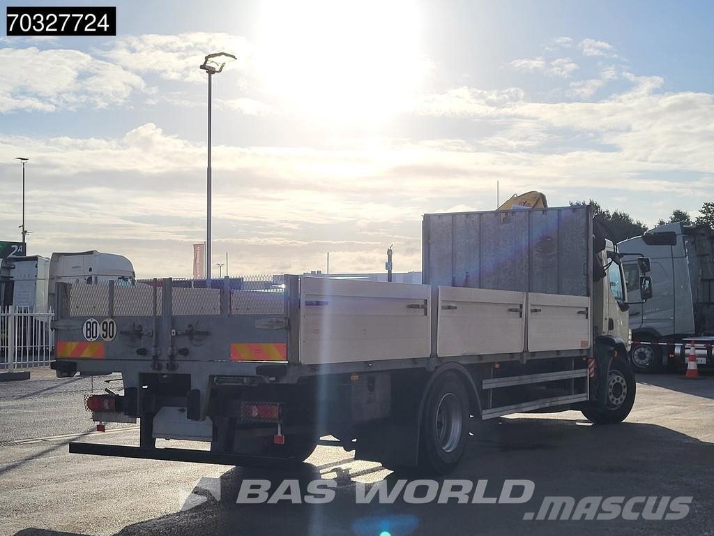DAF LF55.250 4X2 Hyva HB 150XE3 Crane Kran Automatic E Platformos/ Pakrovimas iš šono