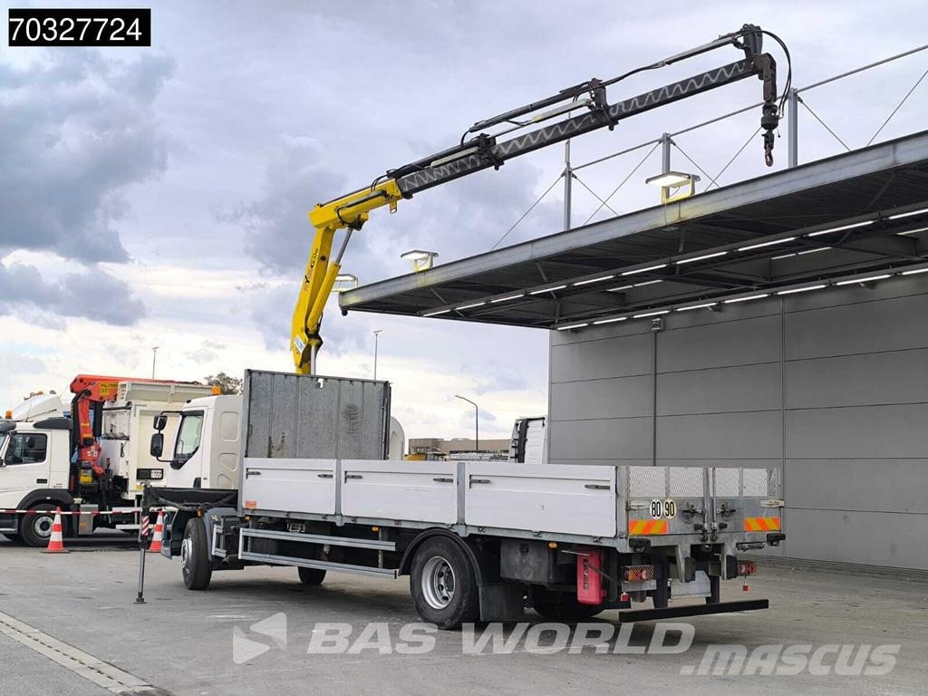 DAF LF55.250 4X2 Hyva HB 150XE3 Crane Kran Automatic E Platformos/ Pakrovimas iš šono