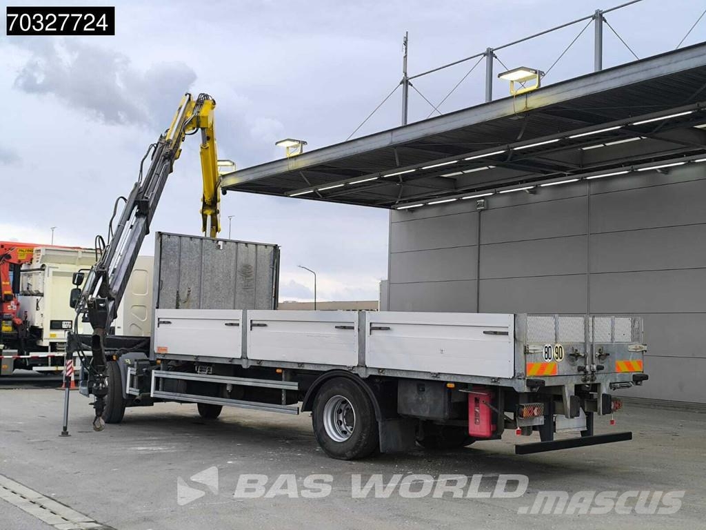 DAF LF55.250 4X2 Hyva HB 150XE3 Crane Kran Automatic E Platformos/ Pakrovimas iš šono
