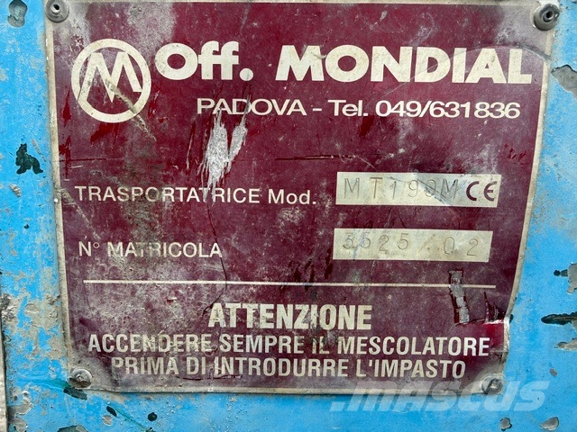 Putzmeister MONDIAL USED PUMP Betonpumpen