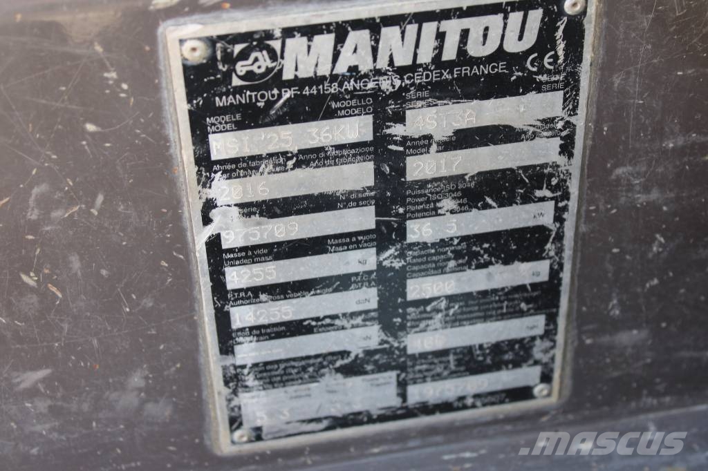 Manitou MSI 25 Rough terrain trucks