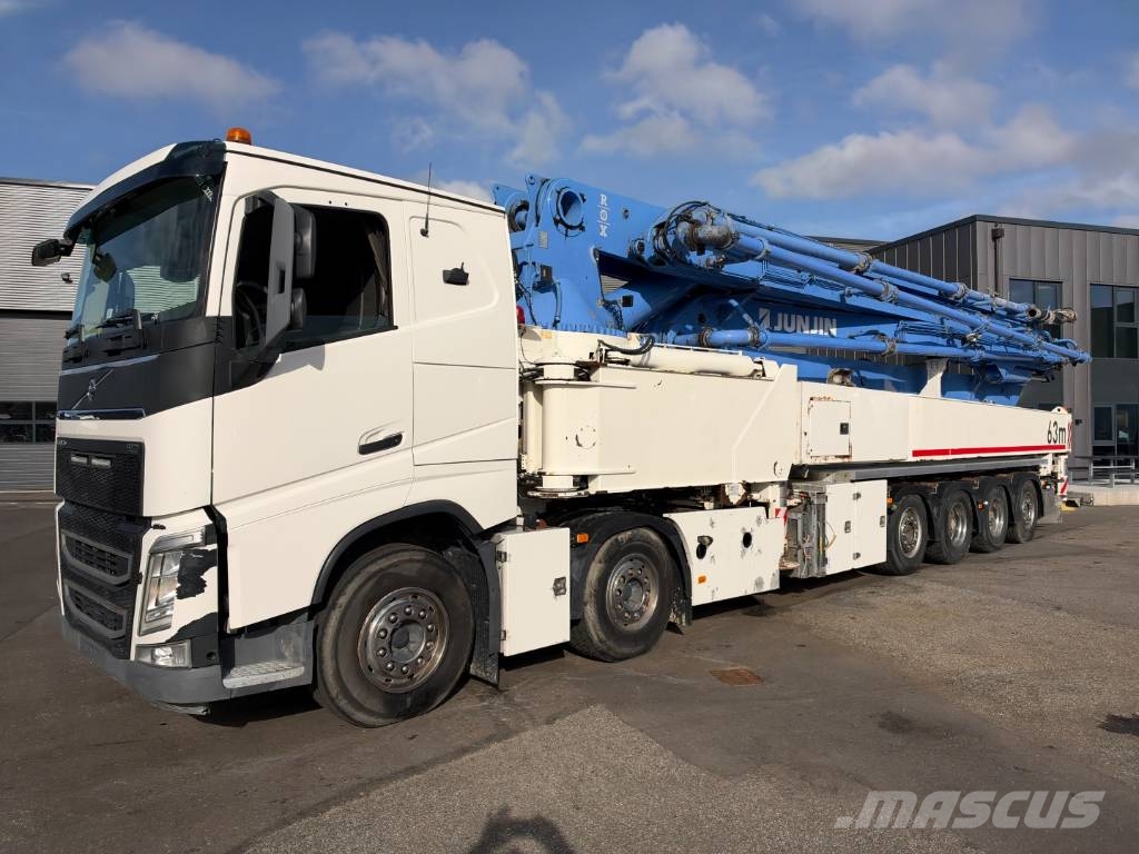 Volvo FH16/750 12x4/8 JUNJIN JJRZ 63 m. Concrete pump / 混凝土車