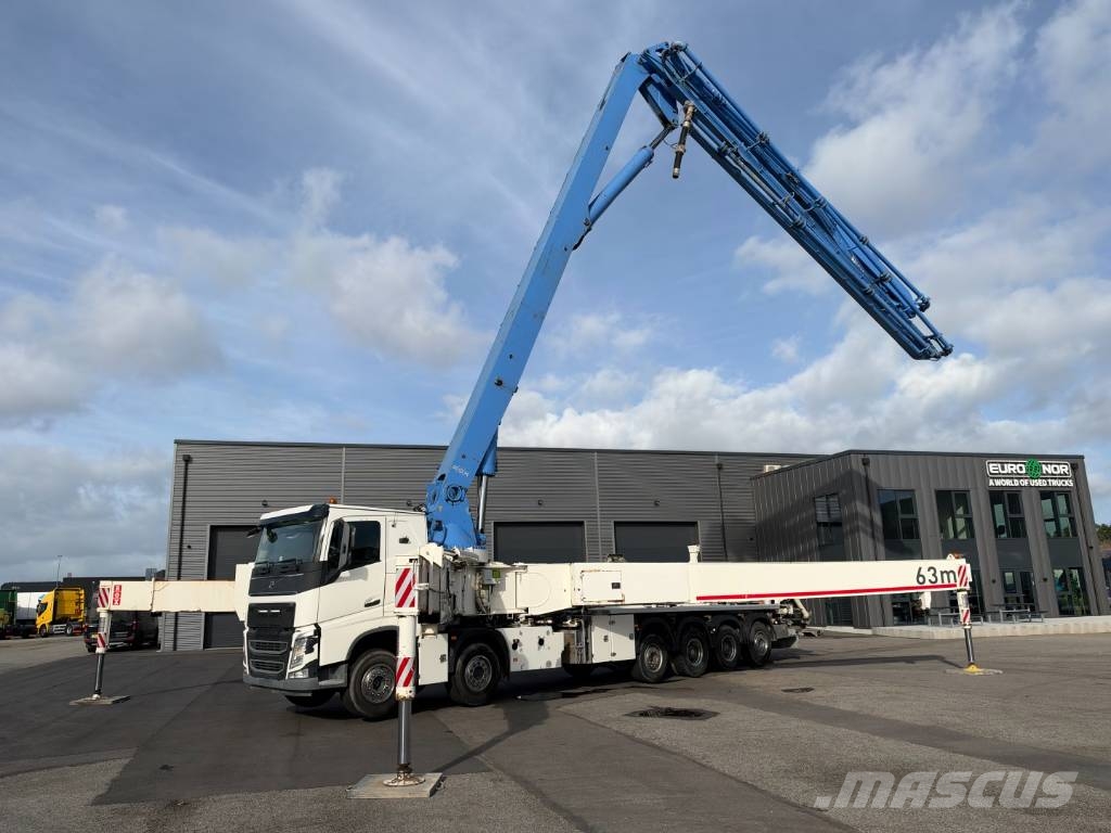 Volvo FH16/750 12x4/8 JUNJIN JJRZ 63 m. Concrete pump / 混凝土車