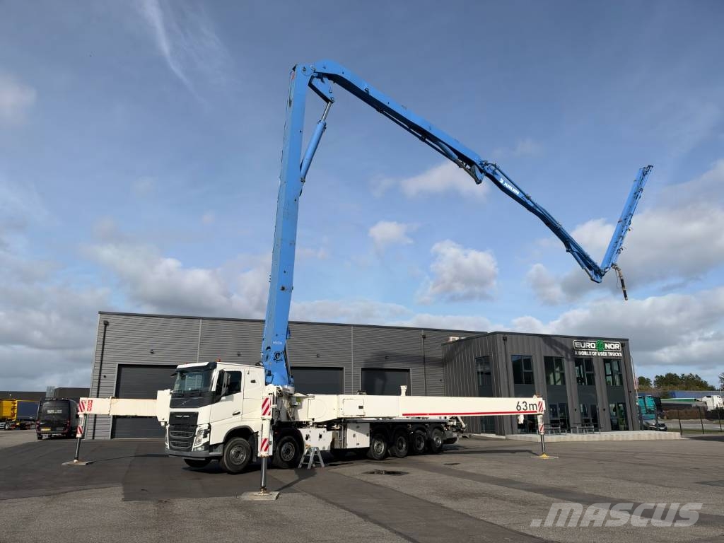 Volvo FH16/750 12x4/8 JUNJIN JJRZ 63 m. Concrete pump / 混凝土車