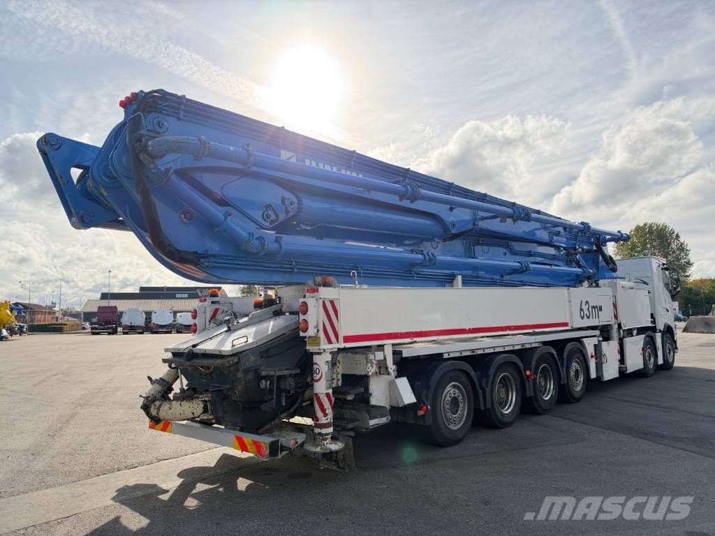 Volvo FH16/750 12x4/8 JUNJIN JJRZ 63 m. Concrete pump / 混凝土車