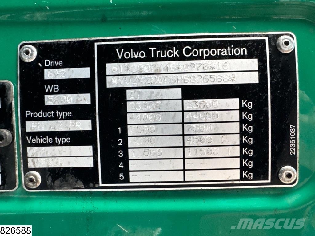 Volvo FM 450 EURO 6, Retarder, Standairco, Hydraulic مركبات النقل