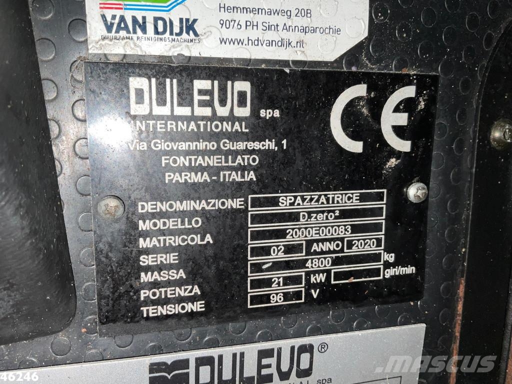 Dulevo 2000E FULL ELECTRIC Just 22.169 km! Autocarro spazzatrice