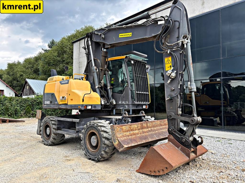 Volvo EW 140 D KOPARKA KOŁOWA 2015R | JCB HD110WT 4F, JC حفارات بعجل