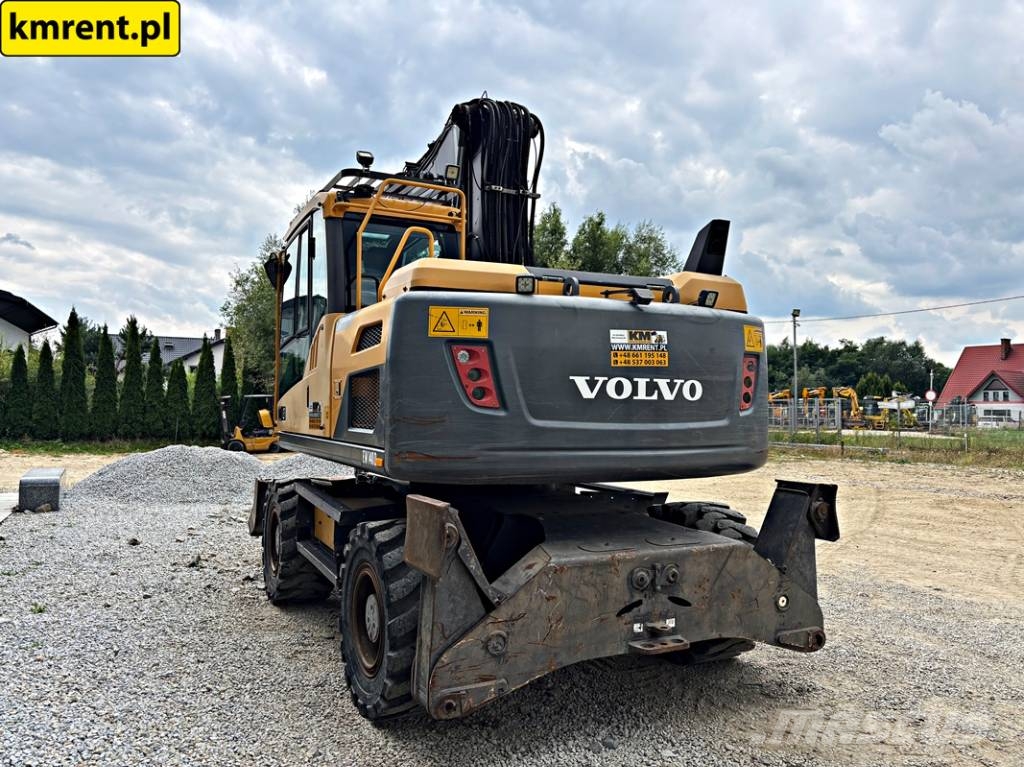 Volvo EW 140 D KOPARKA KOŁOWA 2015R | JCB HD110WT 4F, JC حفارات بعجل