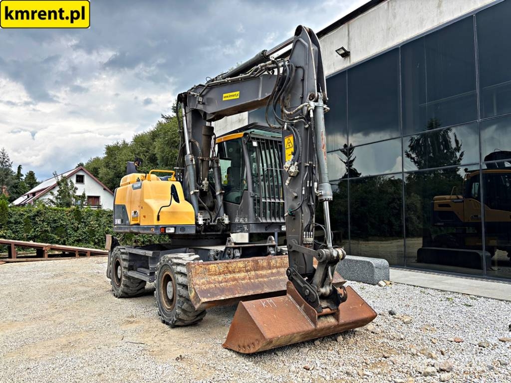 Volvo EW 140 D KOPARKA KOŁOWA 2015R | JCB HD110WT 4F, JC حفارات بعجل