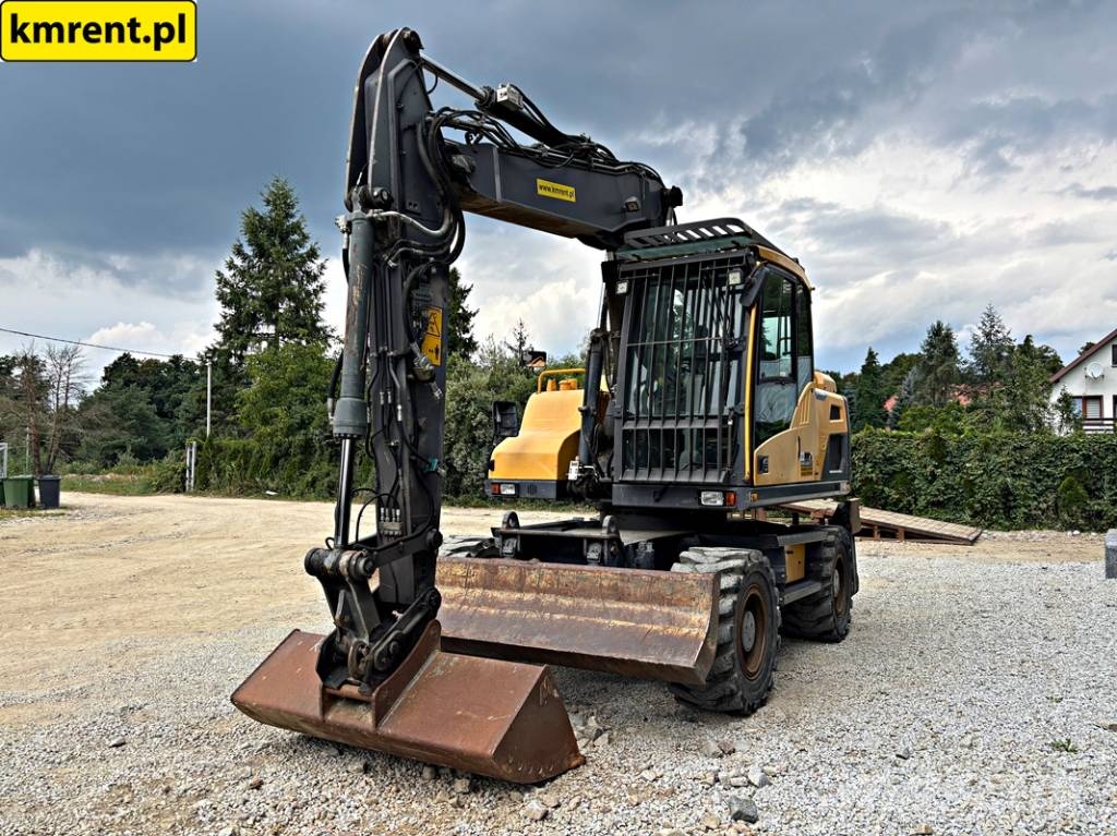 Volvo EW 140 D KOPARKA KOŁOWA 2015R | JCB HD110WT 4F, JC حفارات بعجل
