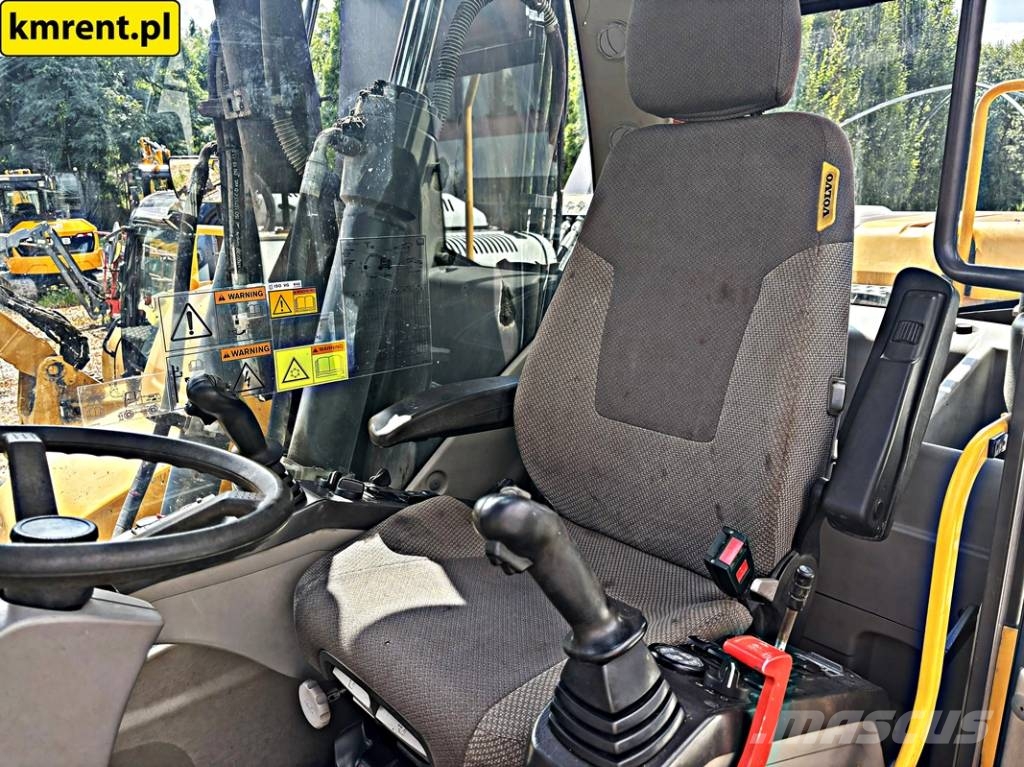 Volvo EW 140 D KOPARKA KOŁOWA 2015R | JCB HD110WT 4F, JC حفارات بعجل
