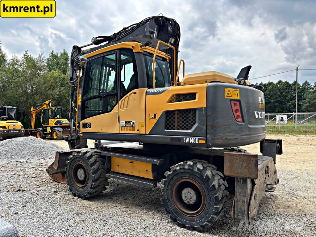 Volvo EW 140 D KOPARKA KOŁOWA 2015R | JCB HD110WT 4F, JC حفارات بعجل