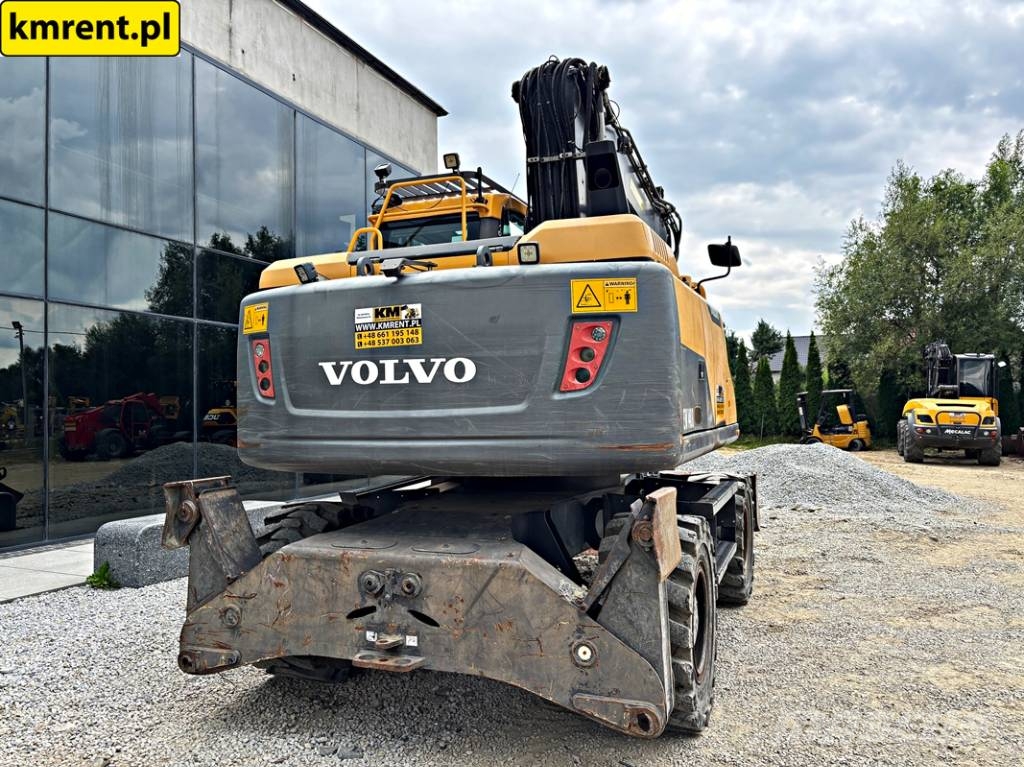 Volvo EW 140 D KOPARKA KOŁOWA 2015R | JCB HD110WT 4F, JC حفارات بعجل