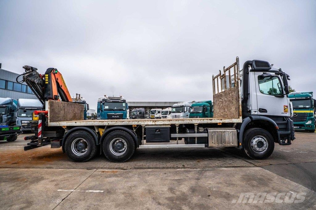 Mercedes-Benz AROCS 2648 + PALFINGER 23 T/M + 5 EXT Tovornjaki s kesonom/platojem