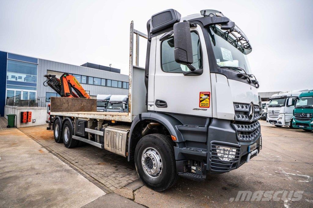 Mercedes-Benz AROCS 2648 + PALFINGER 23 T/M + 5 EXT Tovornjaki s kesonom/platojem