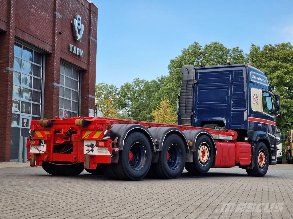 Volvo FM 13.500 Globetrotter 8x4*4 - Cable system / 3 si Camiones elevadores de gancho
