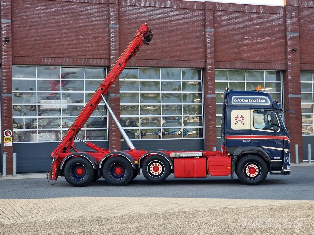 Volvo FM 13.500 Globetrotter 8x4*4 - Cable system / 3 si Camiones elevadores de gancho
