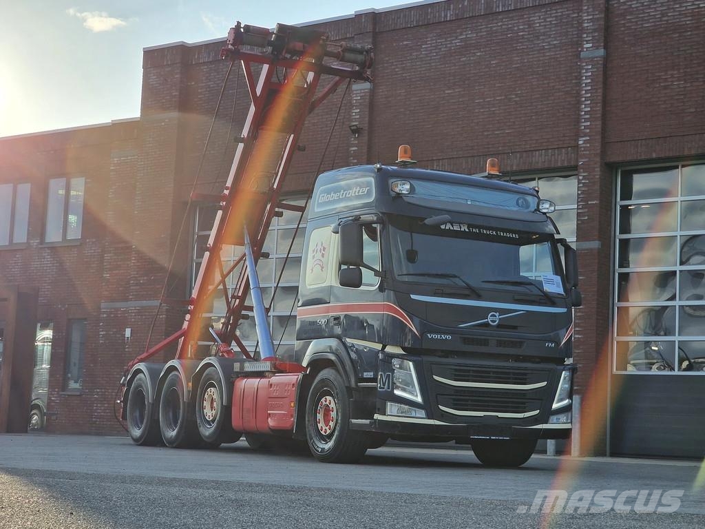 Volvo FM 13.500 Globetrotter 8x4*4 - Cable system / 3 si Camiones elevadores de gancho