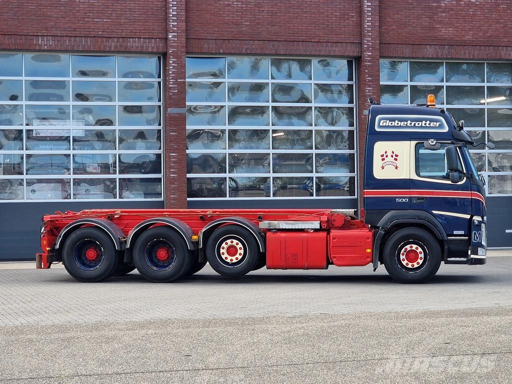 Volvo FM 13.500 Globetrotter 8x4*4 - Cable system / 3 si Camiones elevadores de gancho